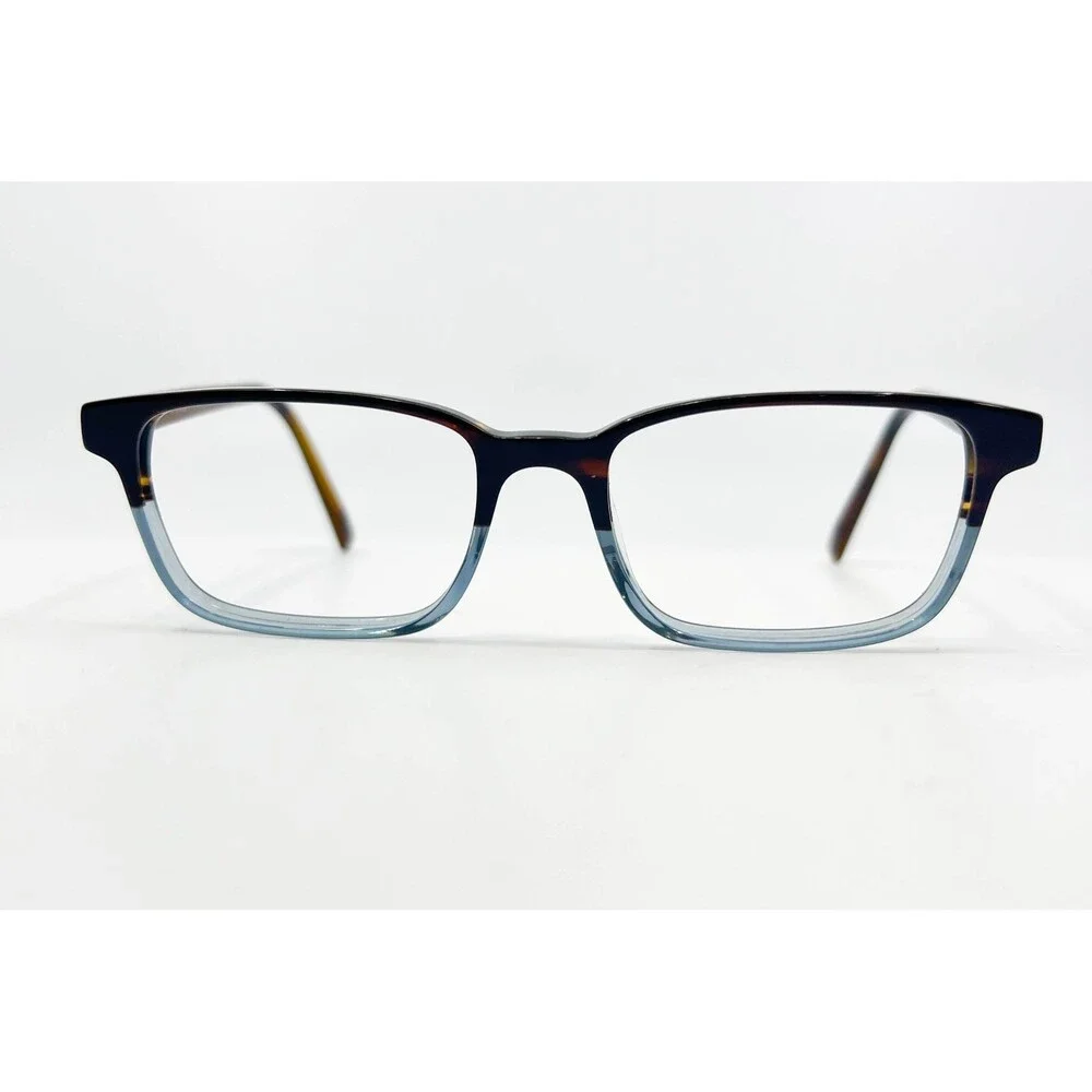 Warby Parker Crane Eyeglasses Mens Blue Tortoise Ombre 52-18-145